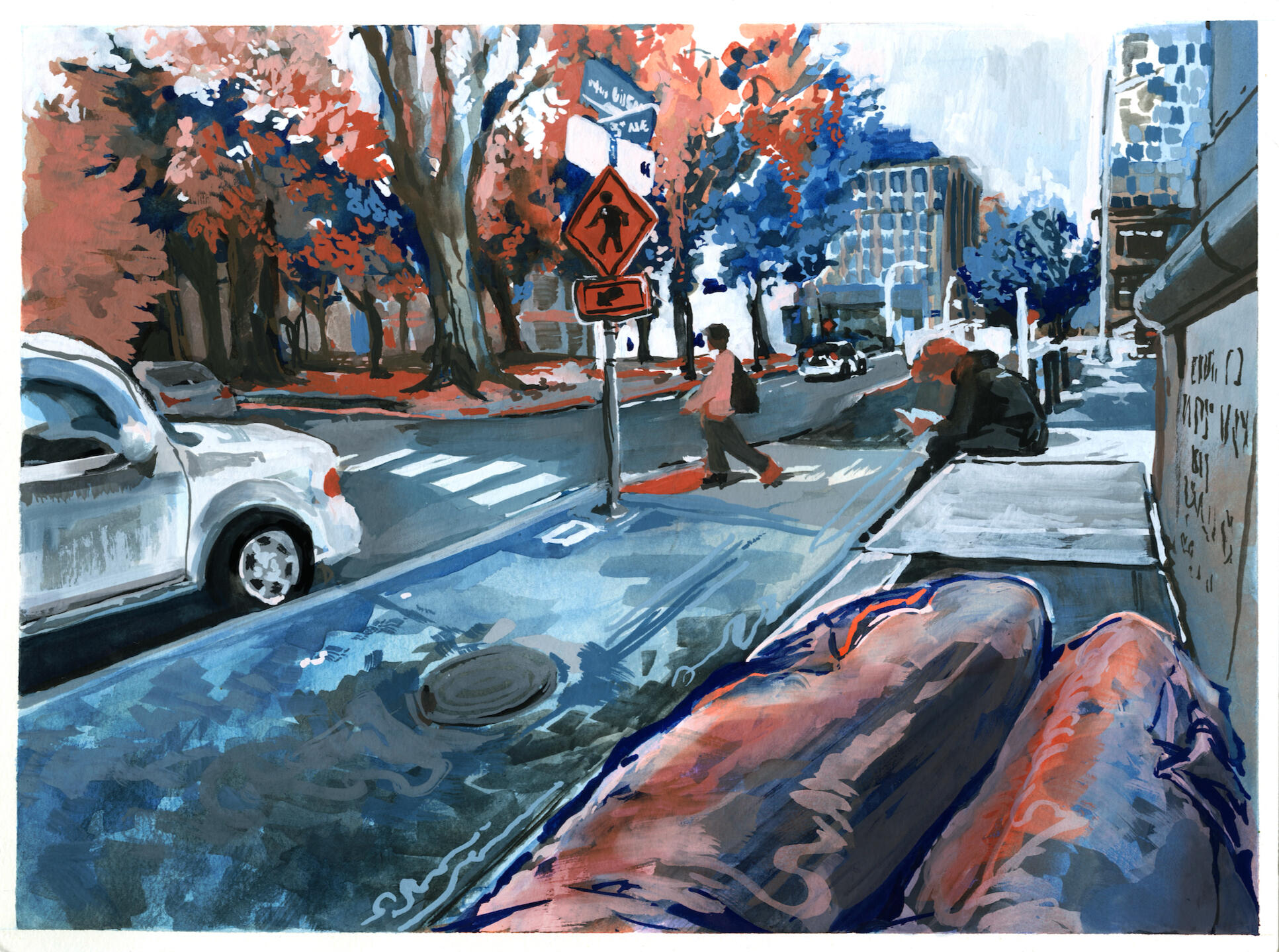 Thesis Test - Gouache (2025)