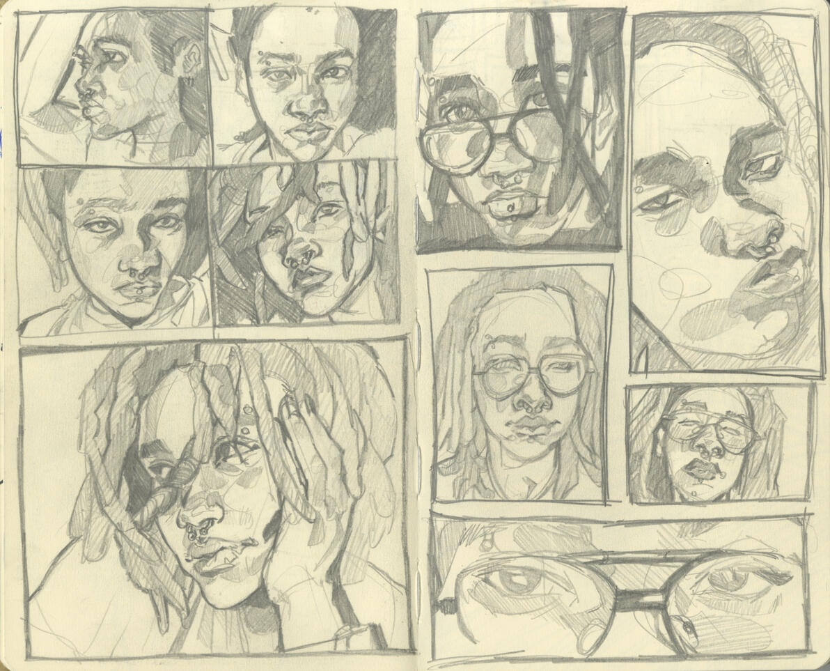 a complete odd array of self portraits